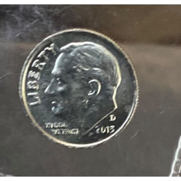 2013D USA President Roosevelt Coin - Dime (10 cents) - AU+ lustre - Picture 2 of 7